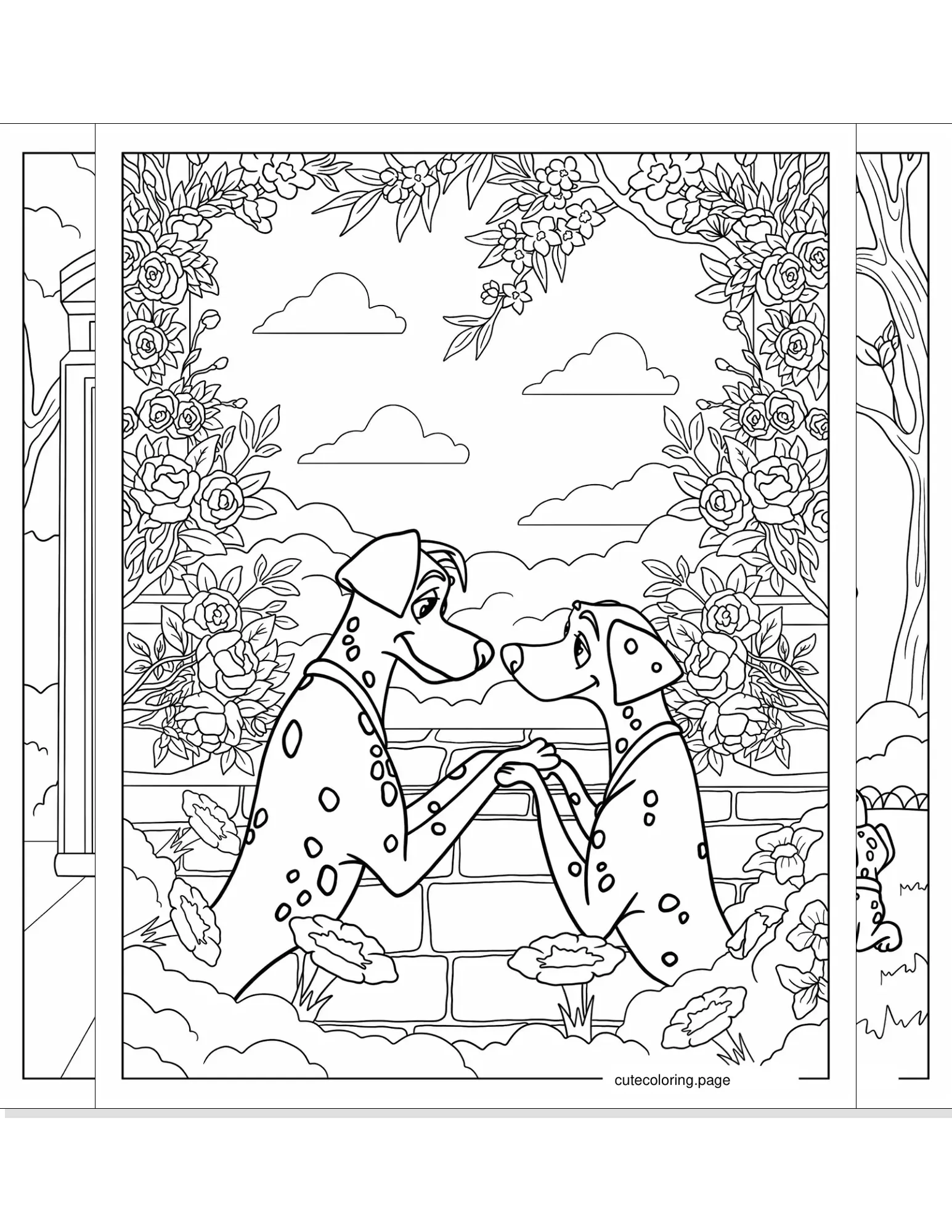 101 dalmatians coloring pages coloring page