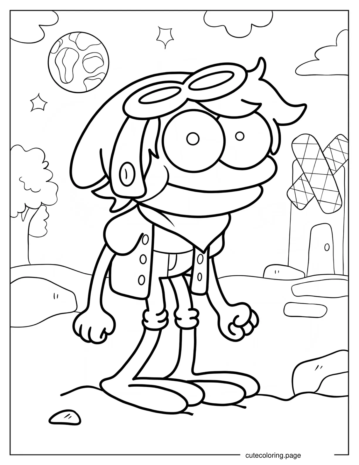 Sprig Plantar Coloring Page For Preschoolers coloring page