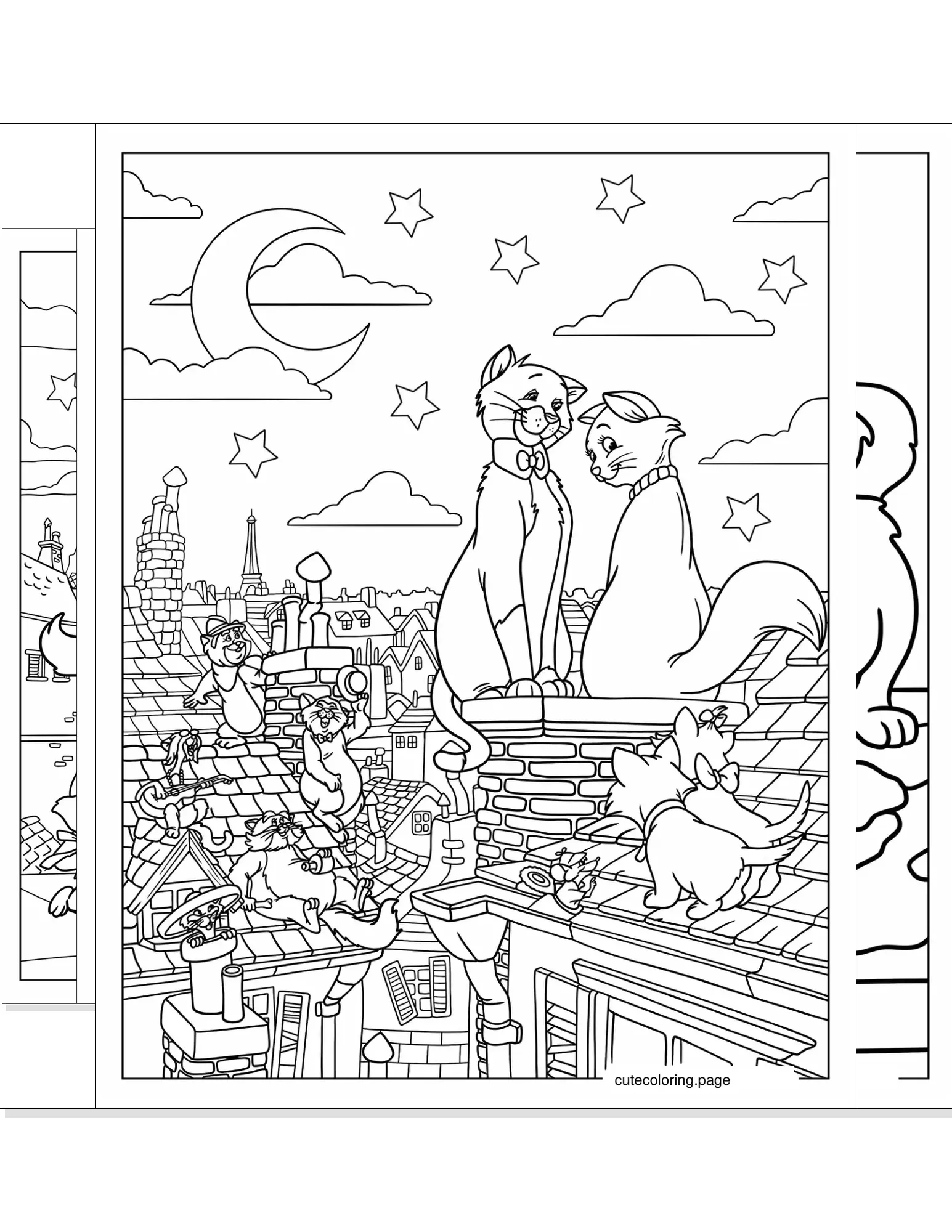 aristocats coloring pages coloring page