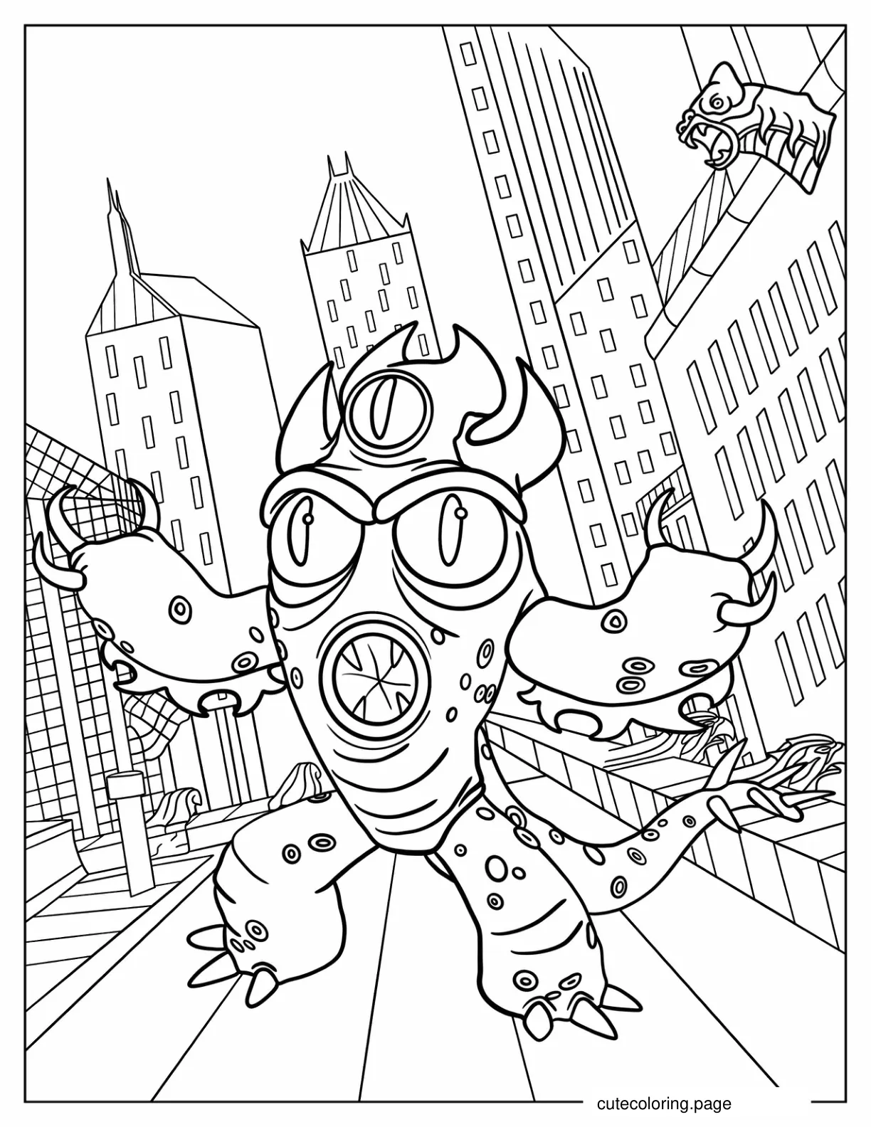 Big Hero 6 Fred Superhero Suit coloring page