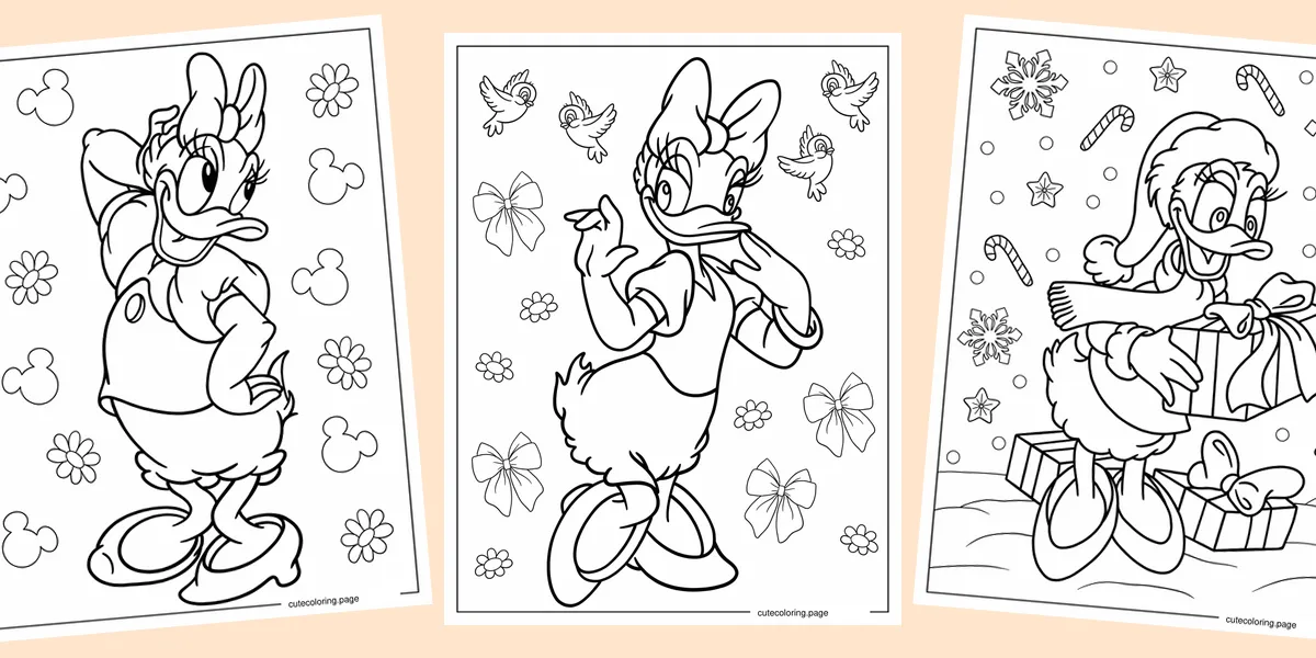 daisy-duck-coloring-pages