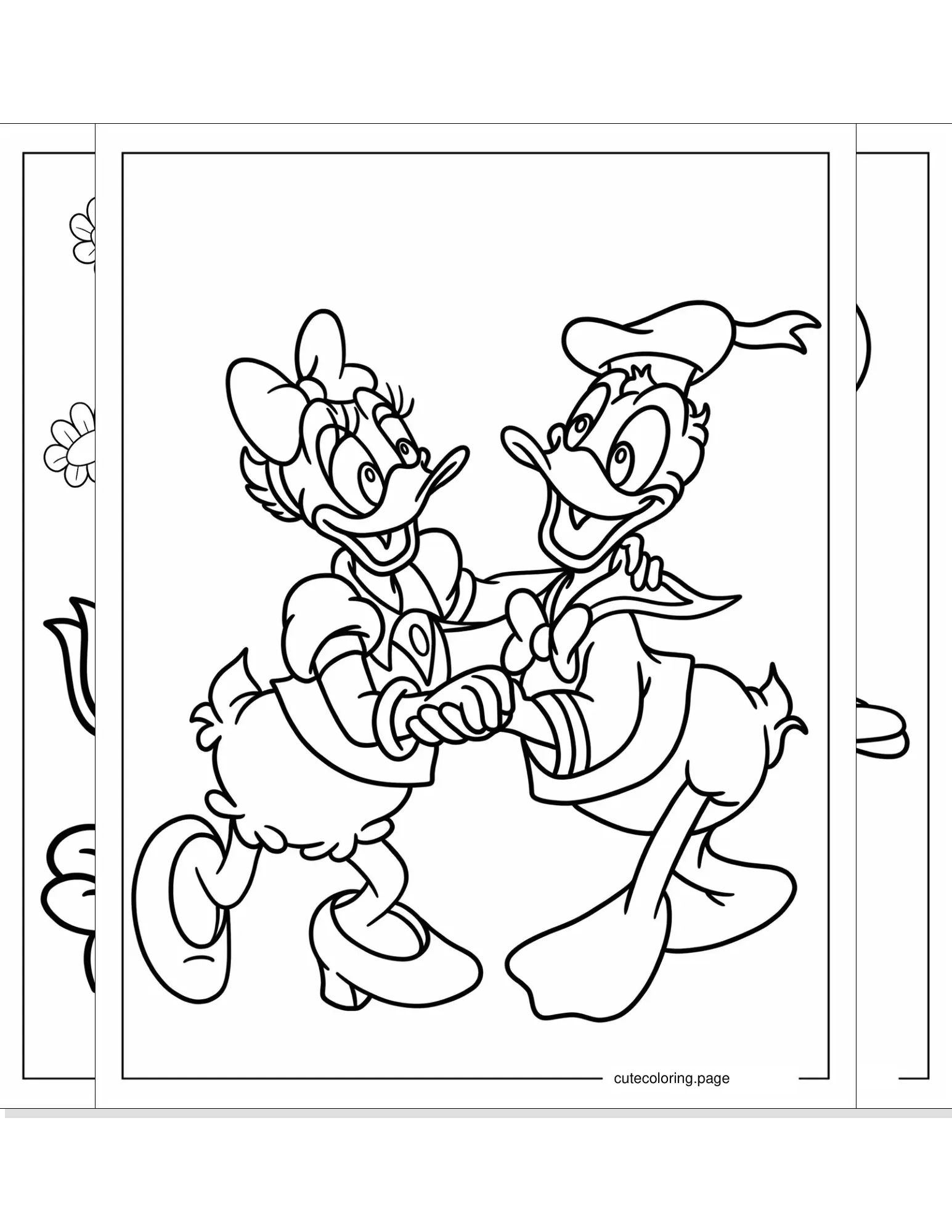 daisy duck coloring pages coloring page