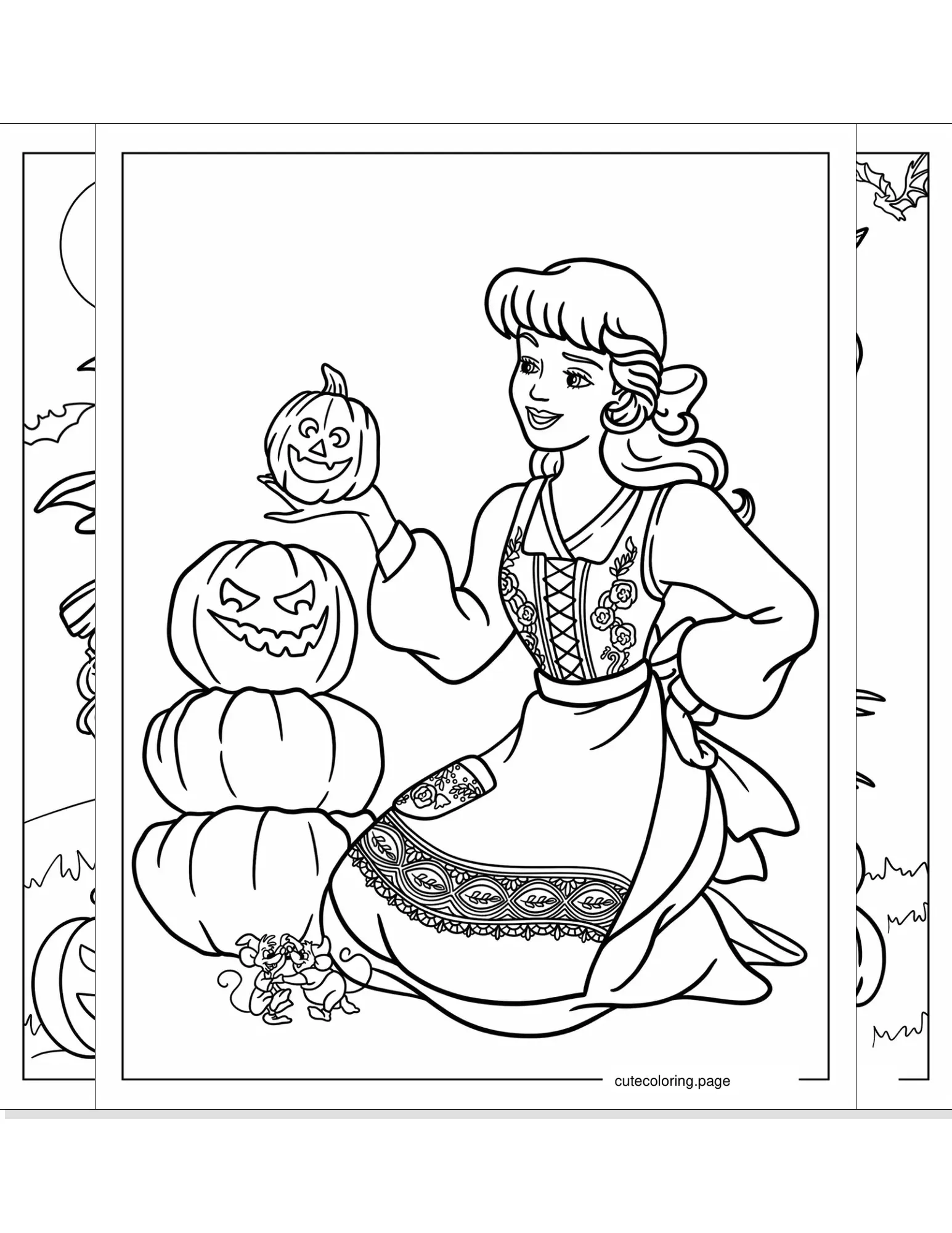 disney halloween coloring pages coloring page