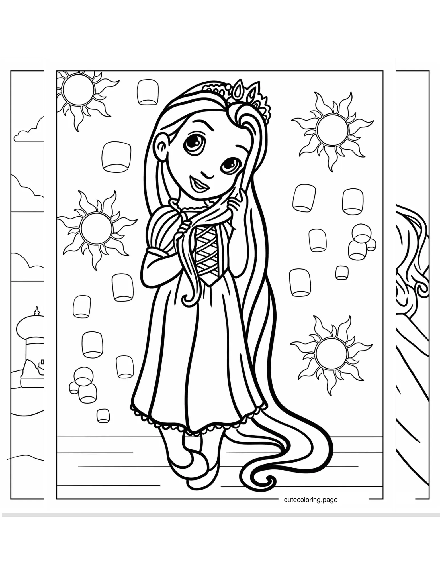 disney princess coloring pages coloring page