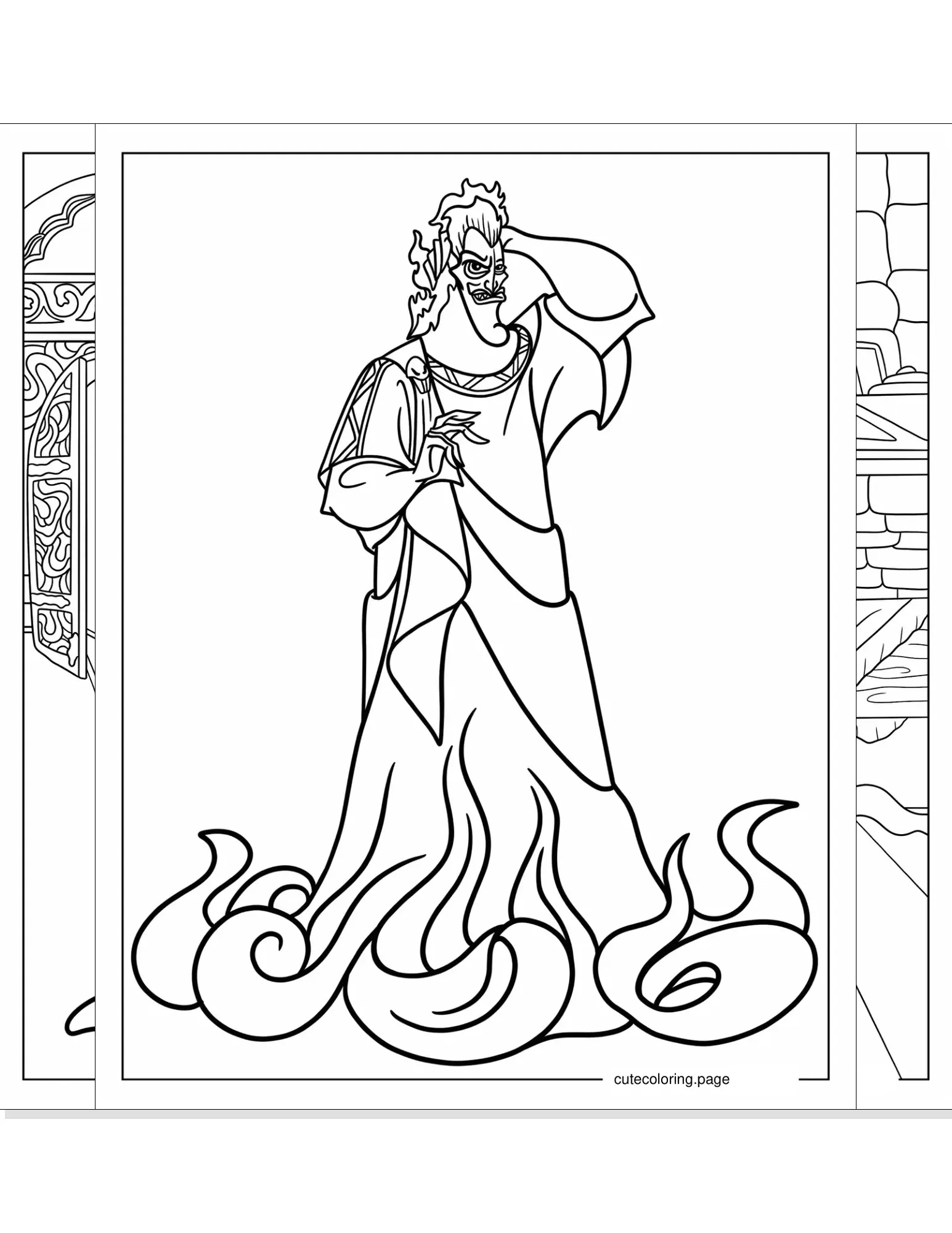 disney villain coloring pages coloring page