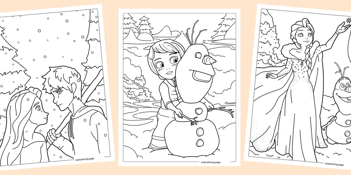 elsa-coloring-pages