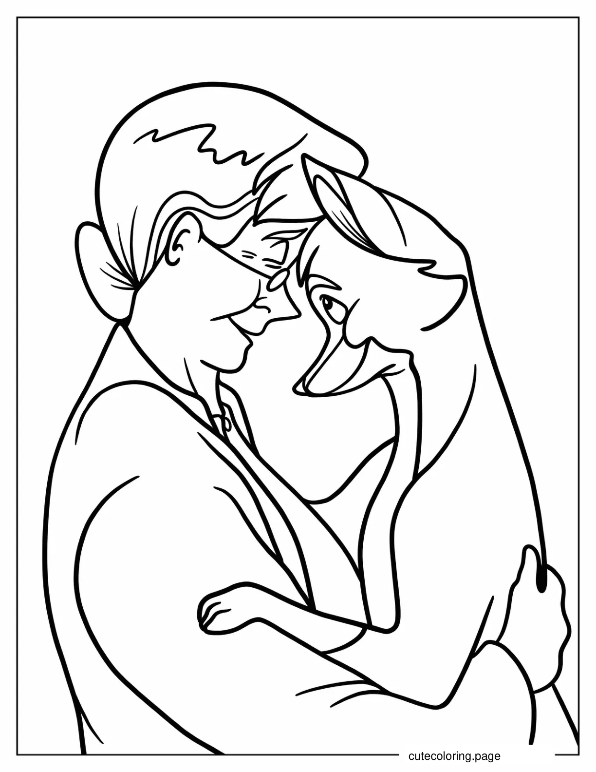 Widow Tweed And Tod Coloring Page For Kids coloring page