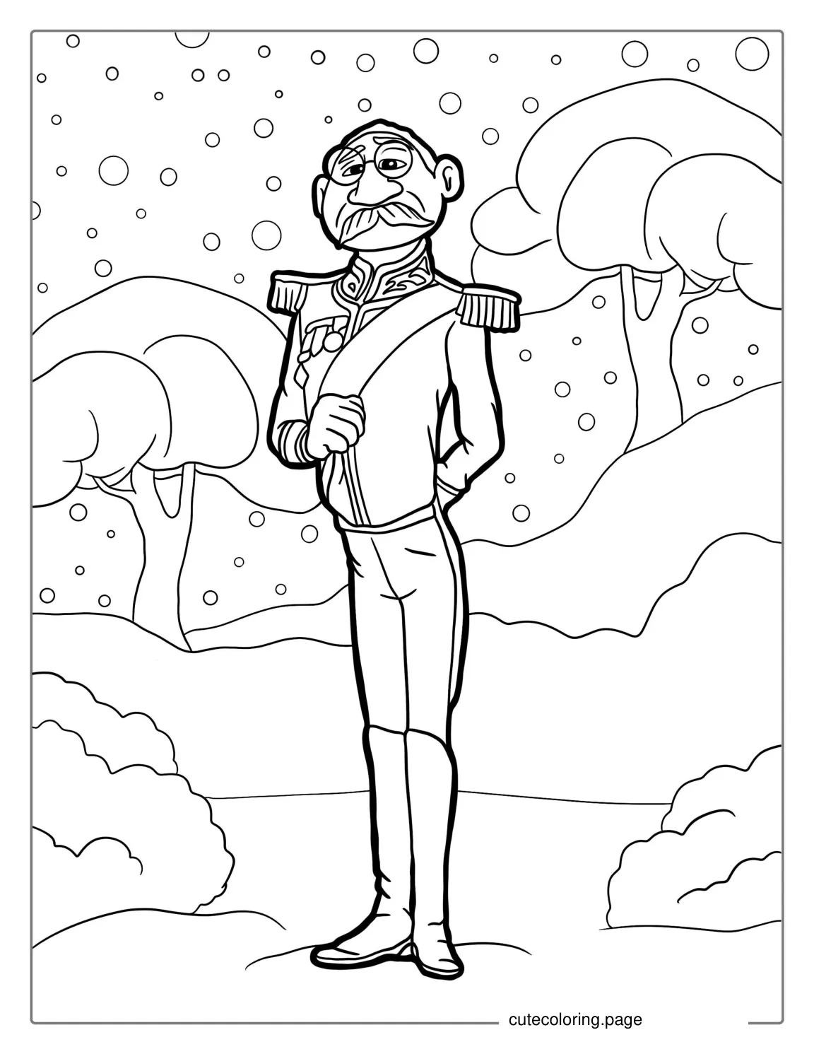 Duke of Weselton Coloring Page coloring page