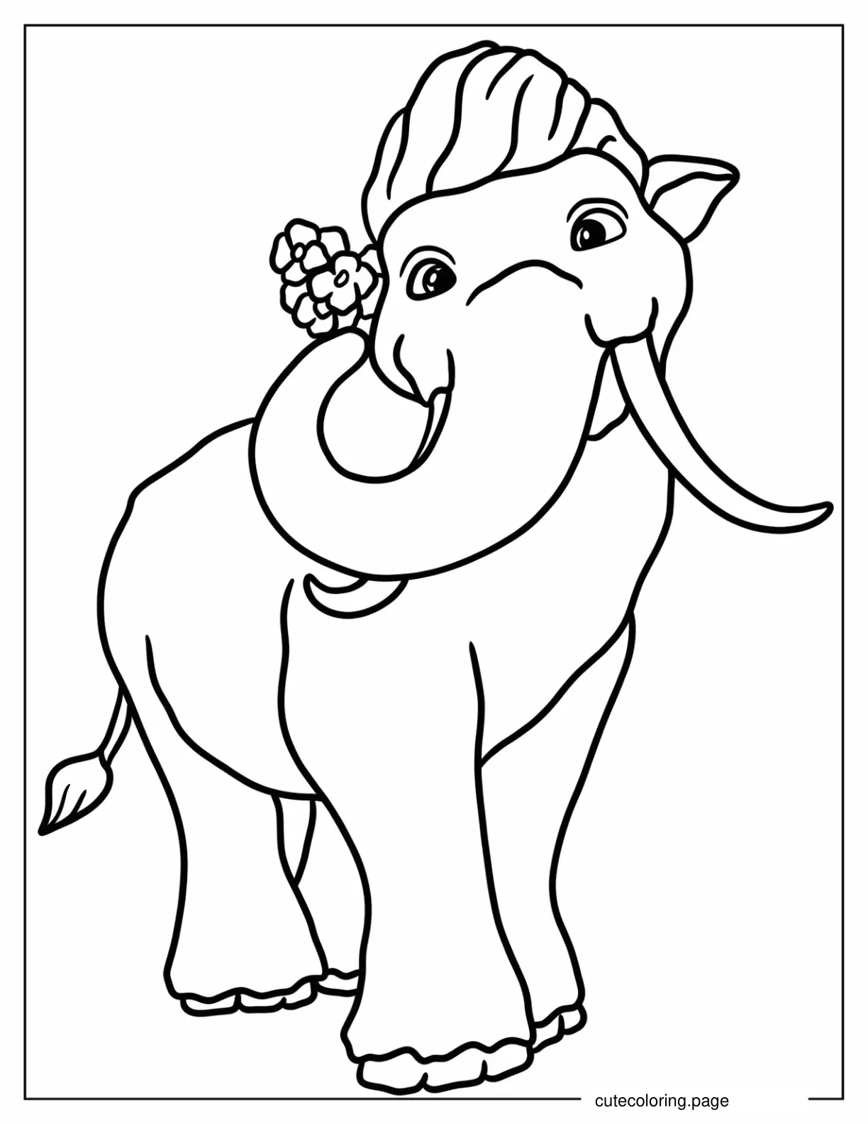 Kawaii Peaches Coloring Page For Preschoolers coloring page