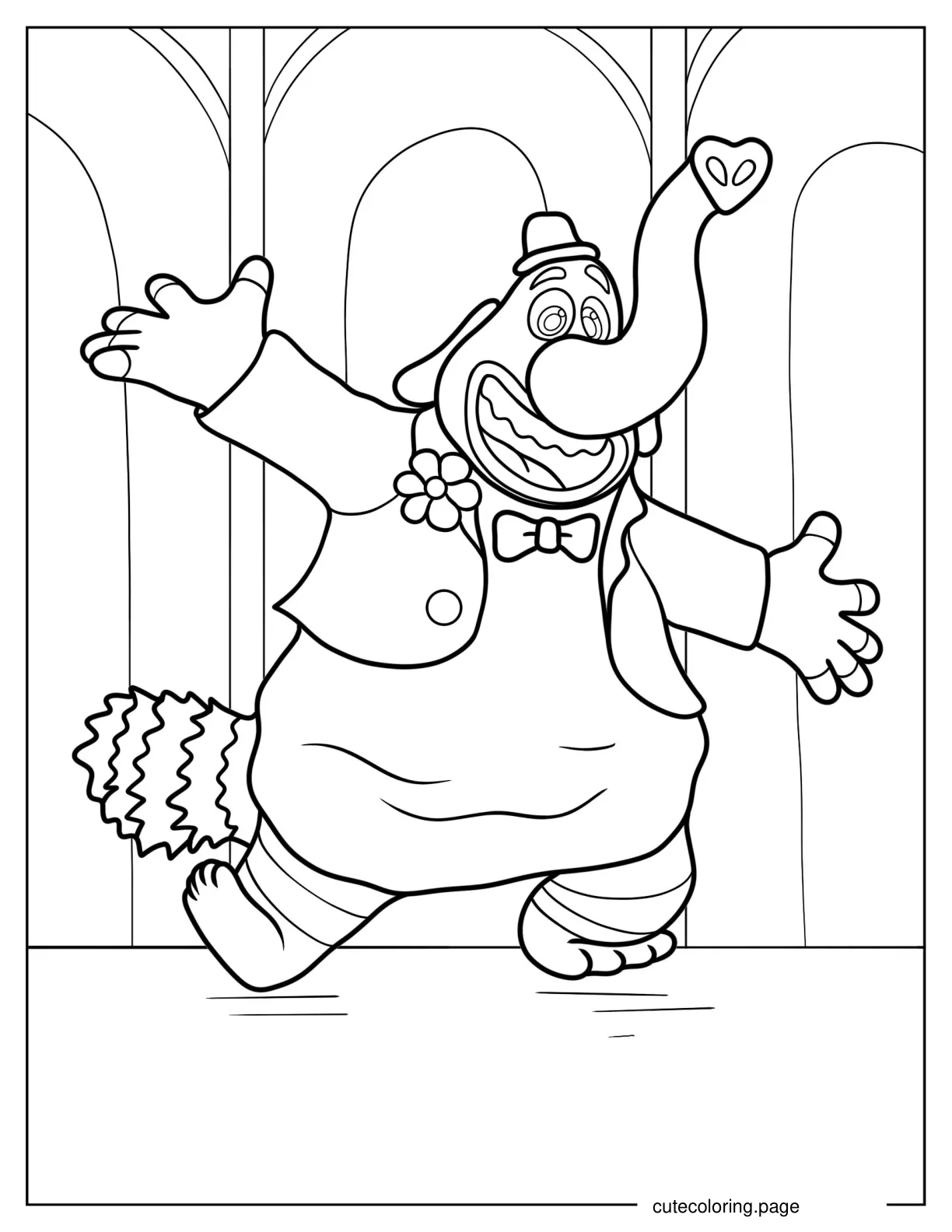 Bing Bong Coloring Page For Kids coloring page