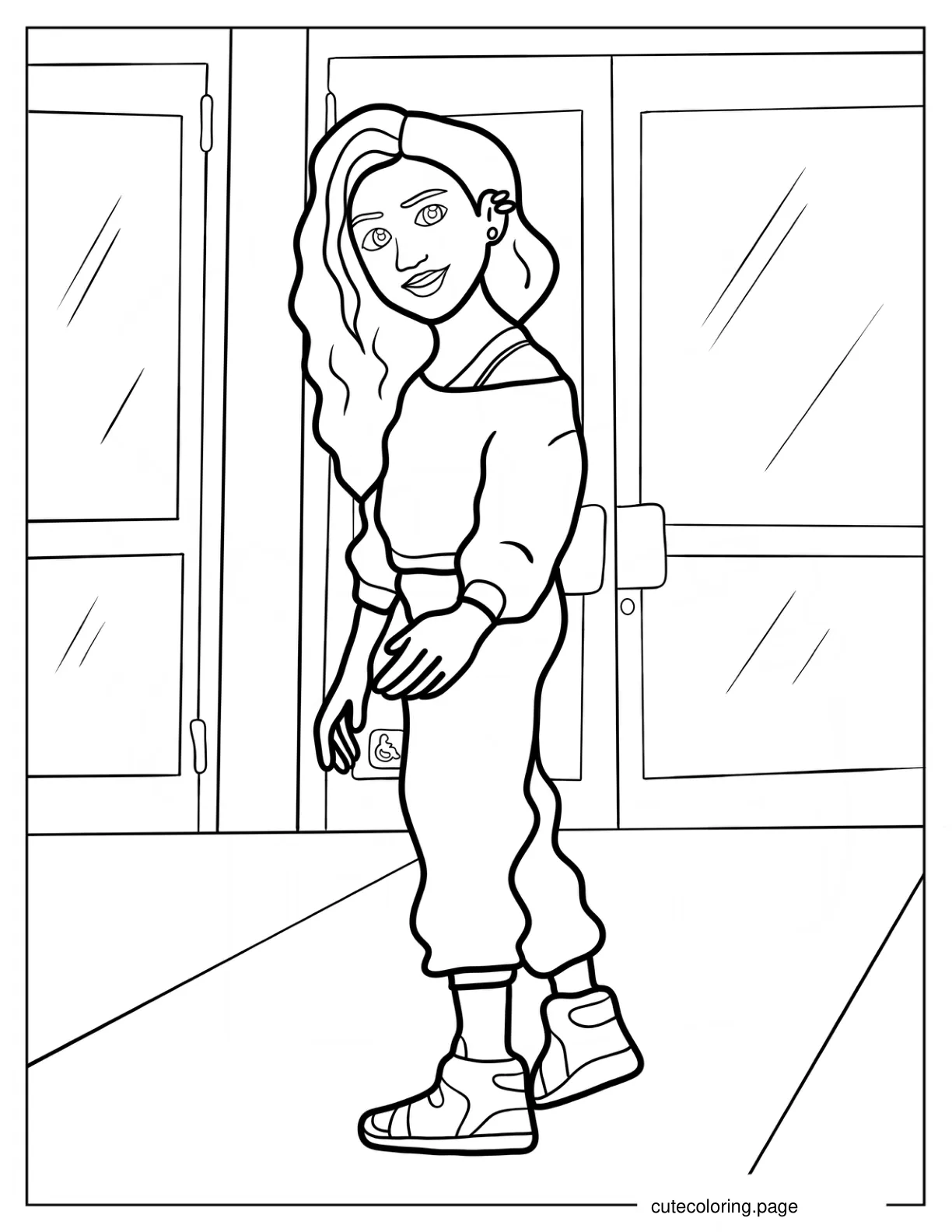 Inside Out 2 Val Ortiz coloring page