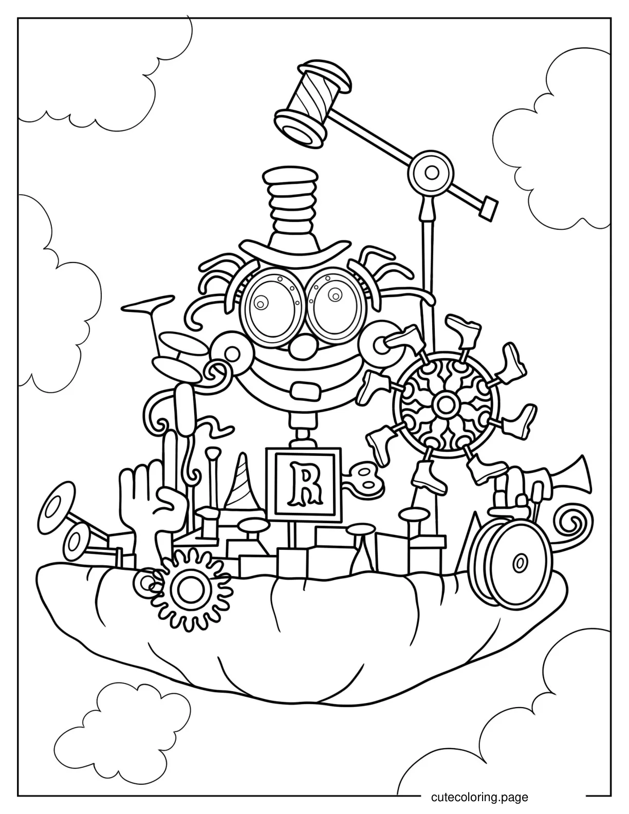 Island Of Personality From Inside Out coloring page