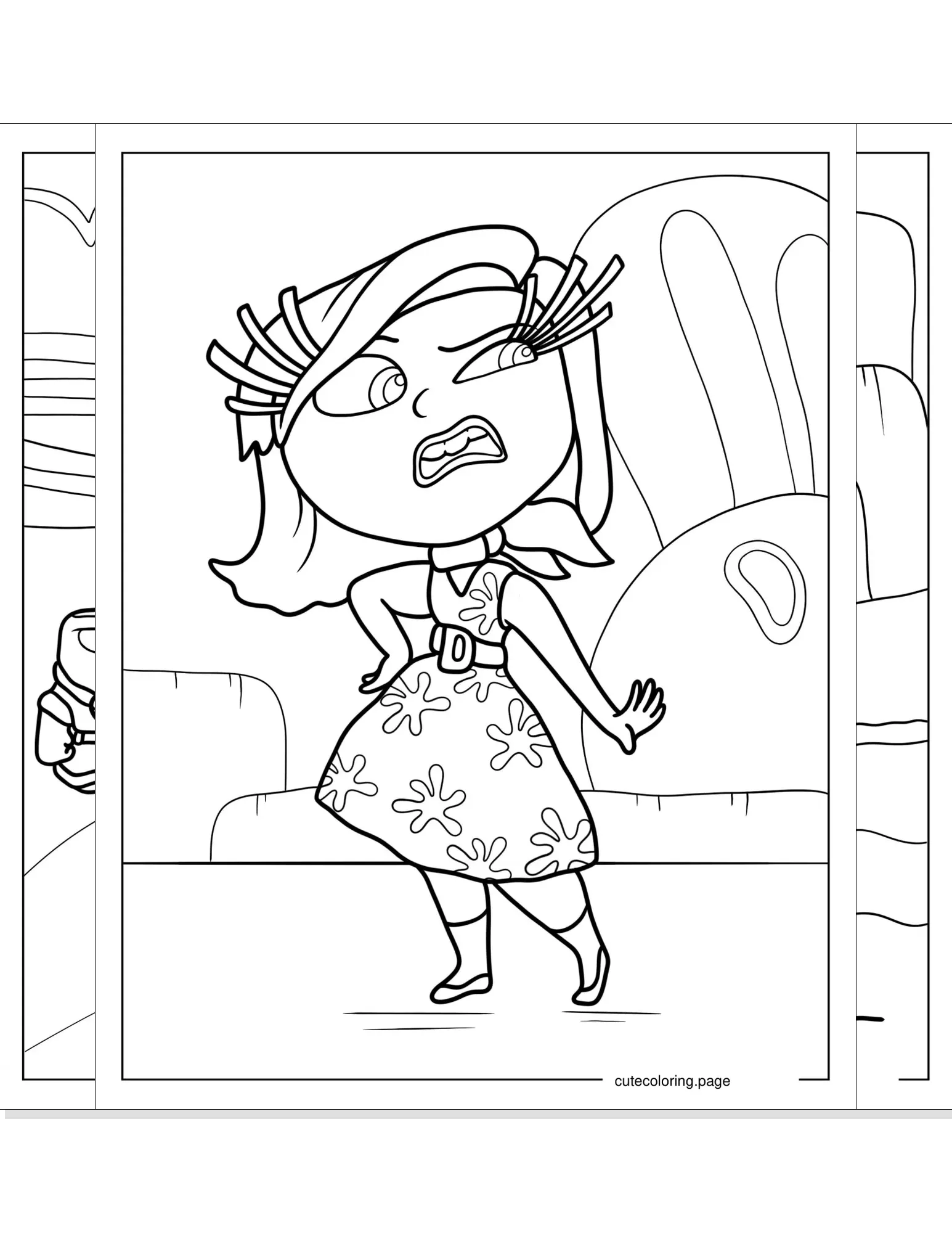 inside out coloring pages coloring page