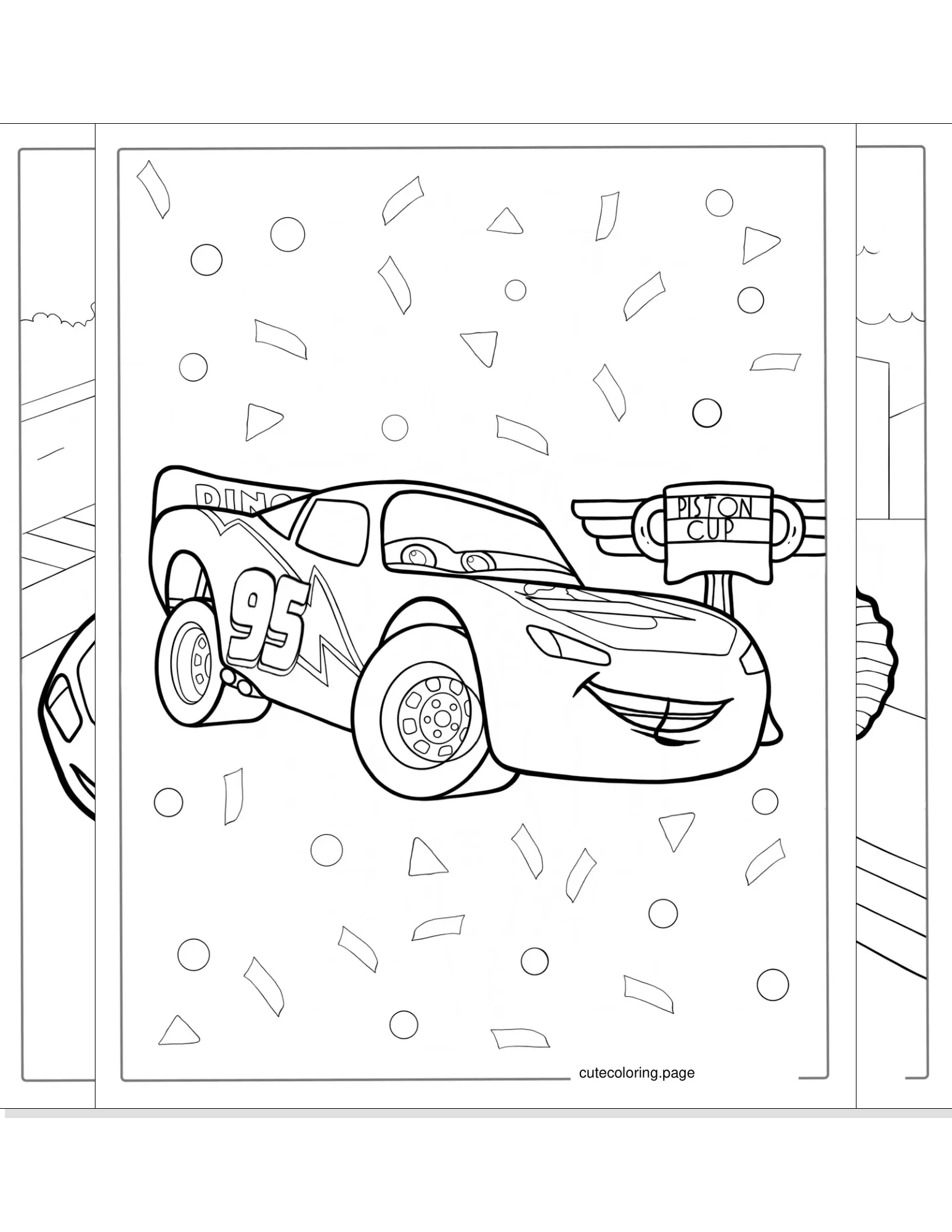 lightning mcqueen coloring pages coloring page