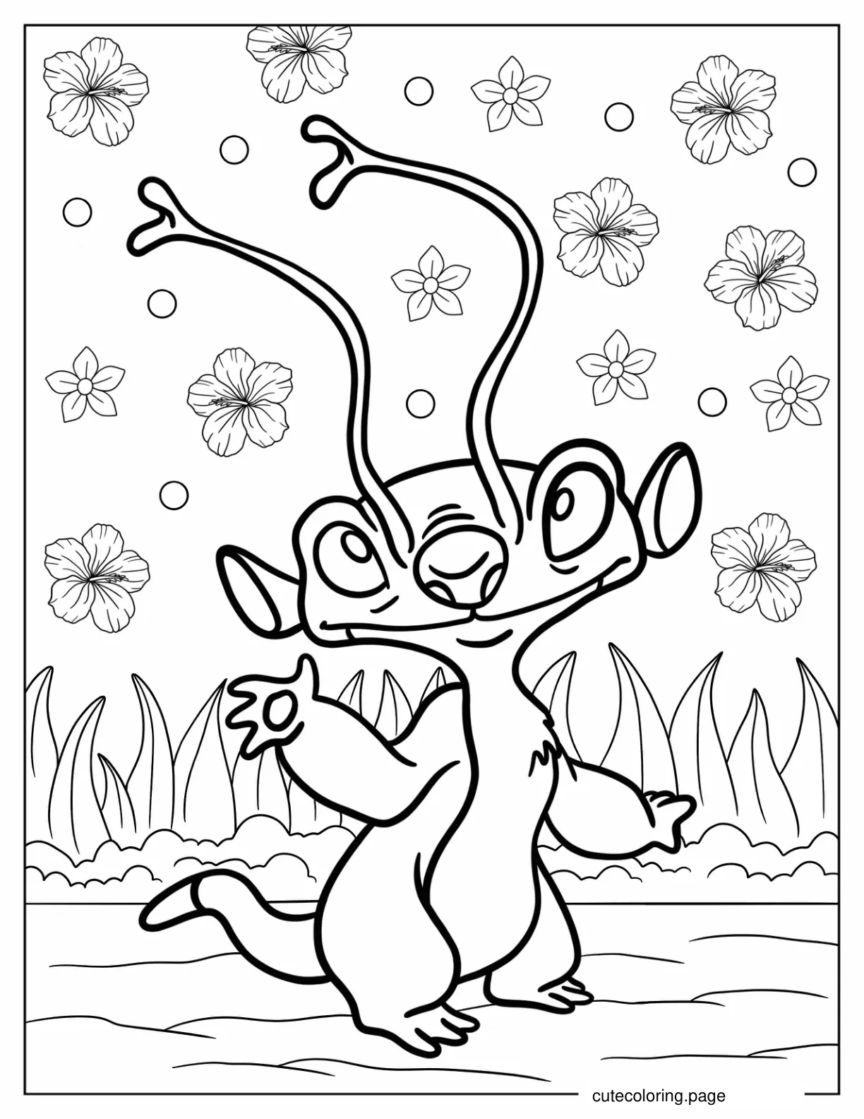 Lilo And Stitch Experiment 221 Sparky coloring page