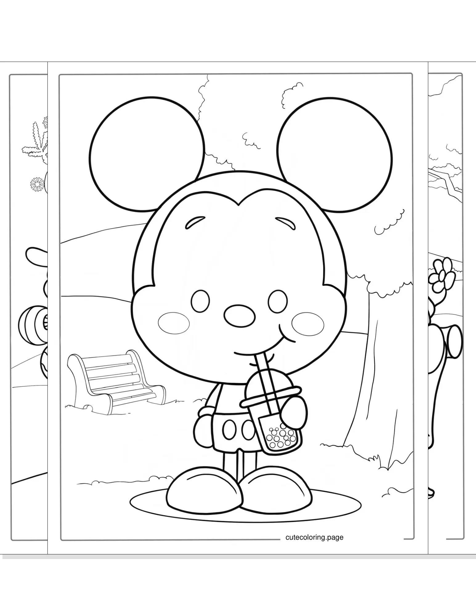 mickey mouse coloring pages coloring page