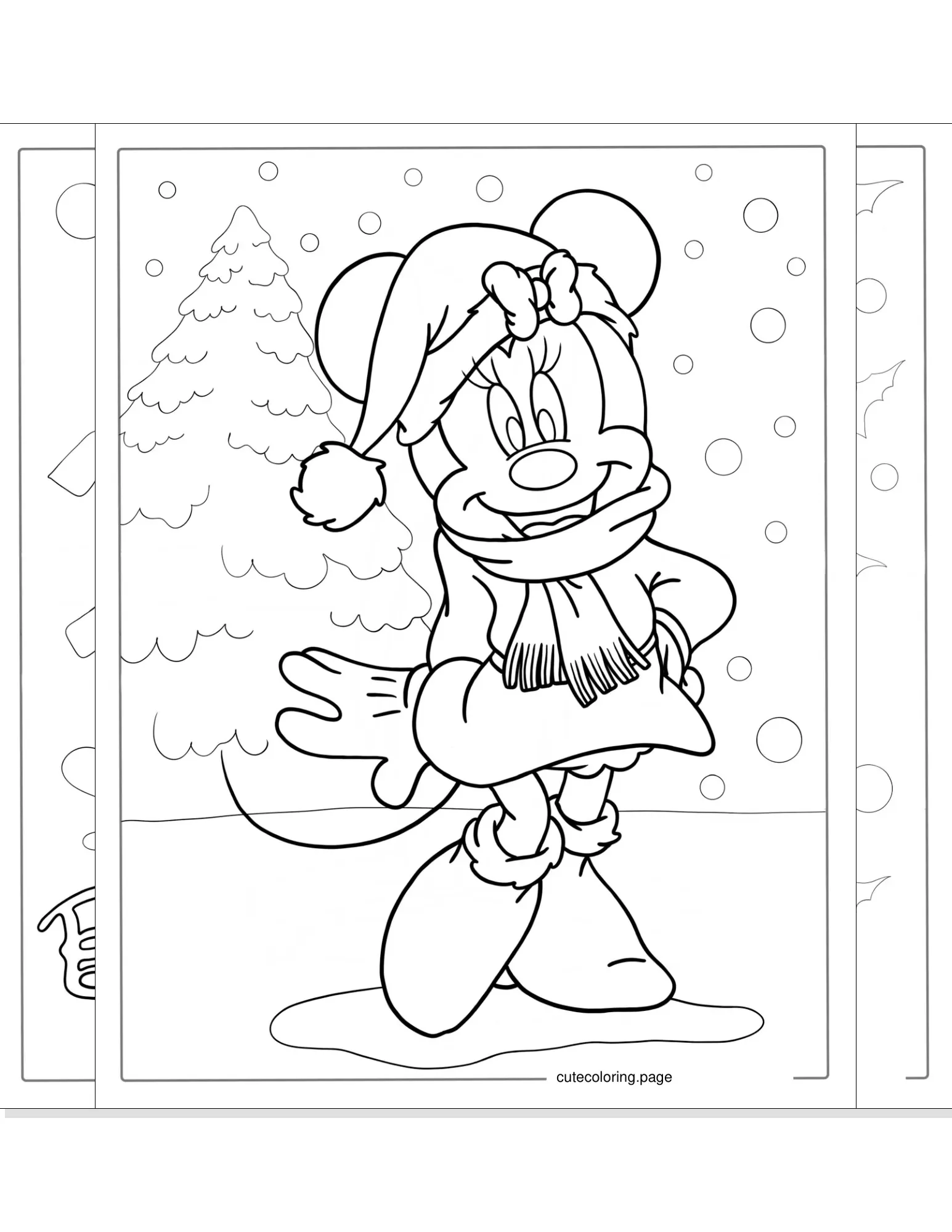 minnie mouse coloring pages coloring page