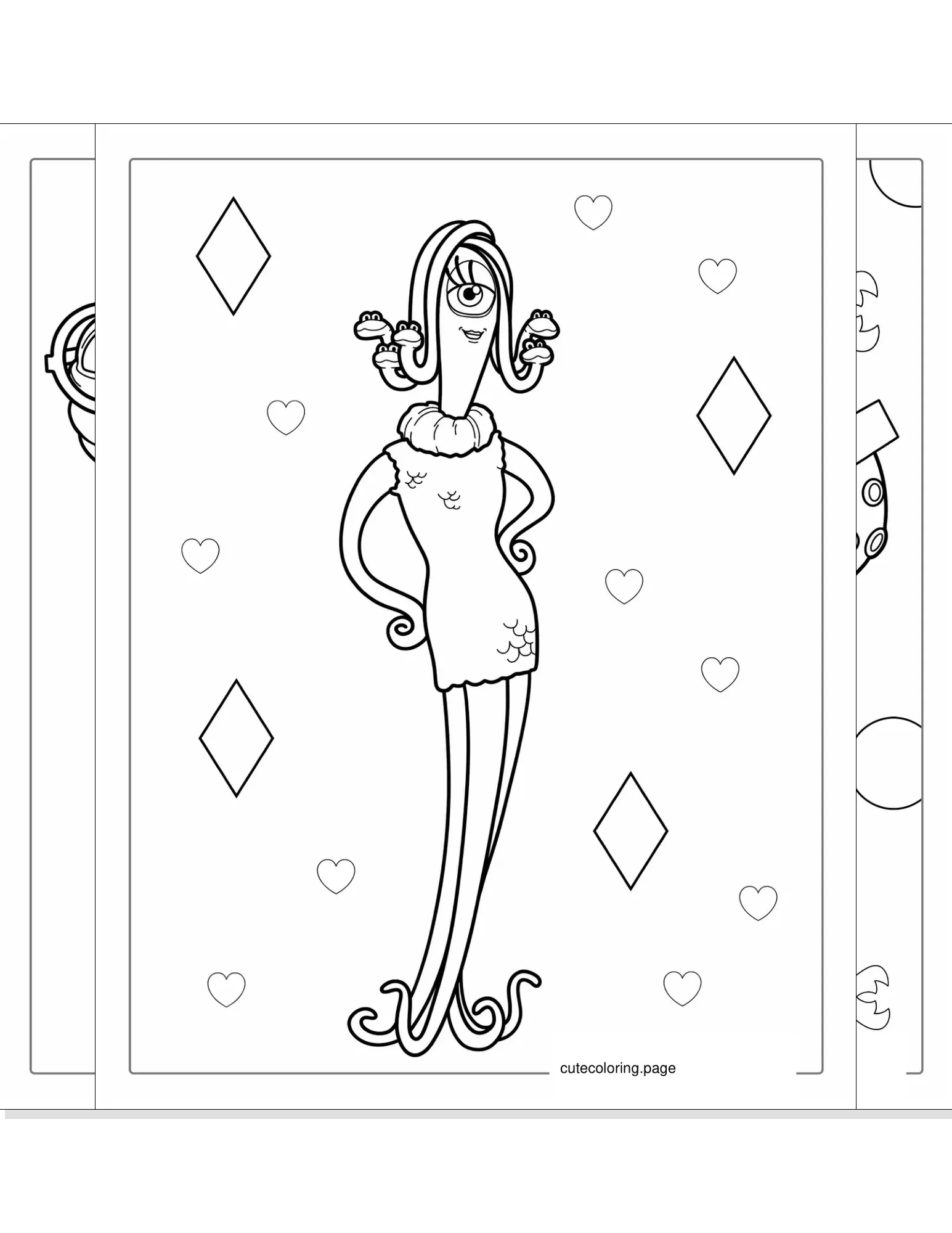 monsters inc coloring pages coloring page