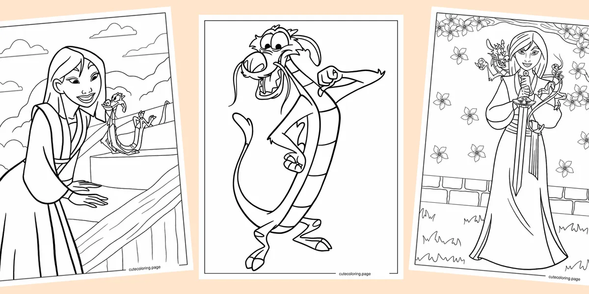 mulan-coloring-pages