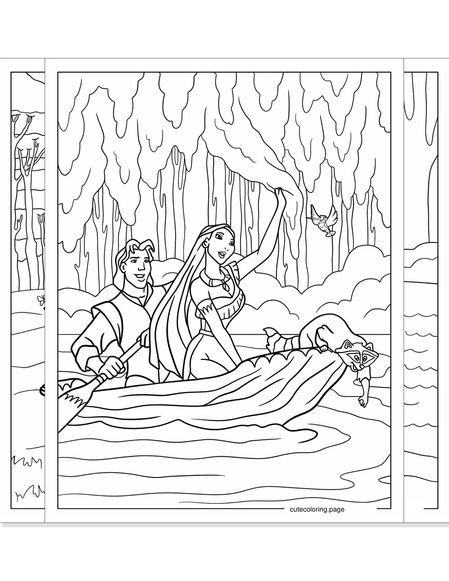 pocahontas coloring pages coloring page