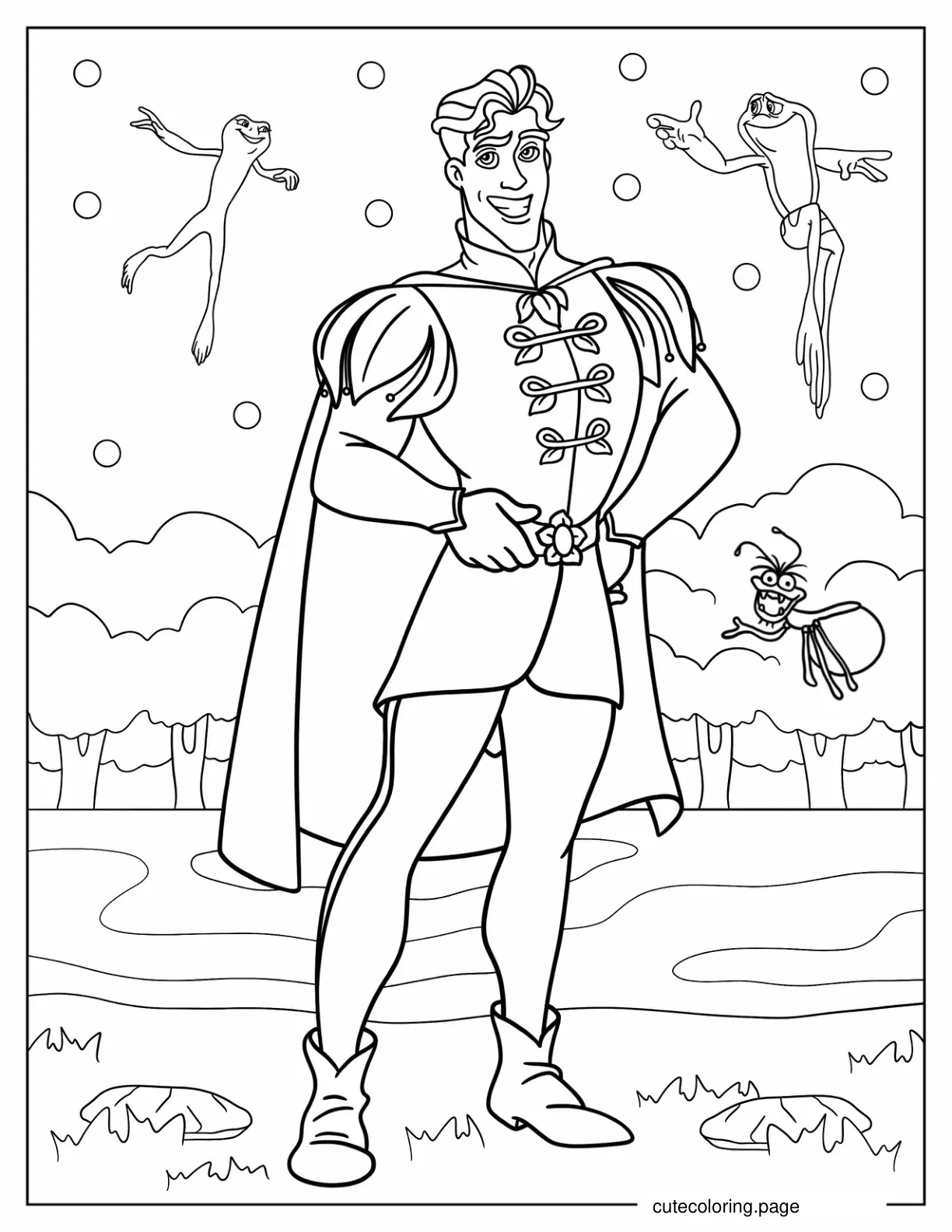 Prince Naveen Coloring Page coloring page