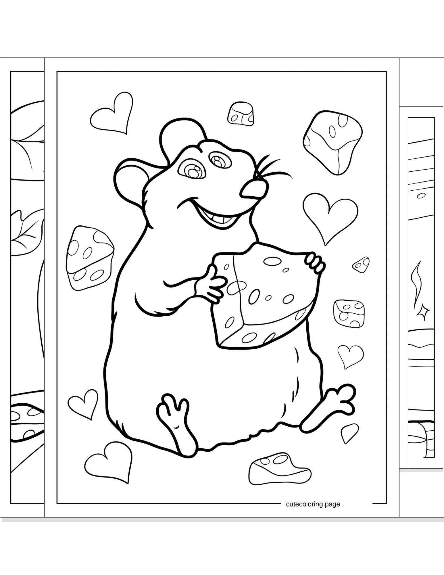 ratatouille coloring pages coloring page