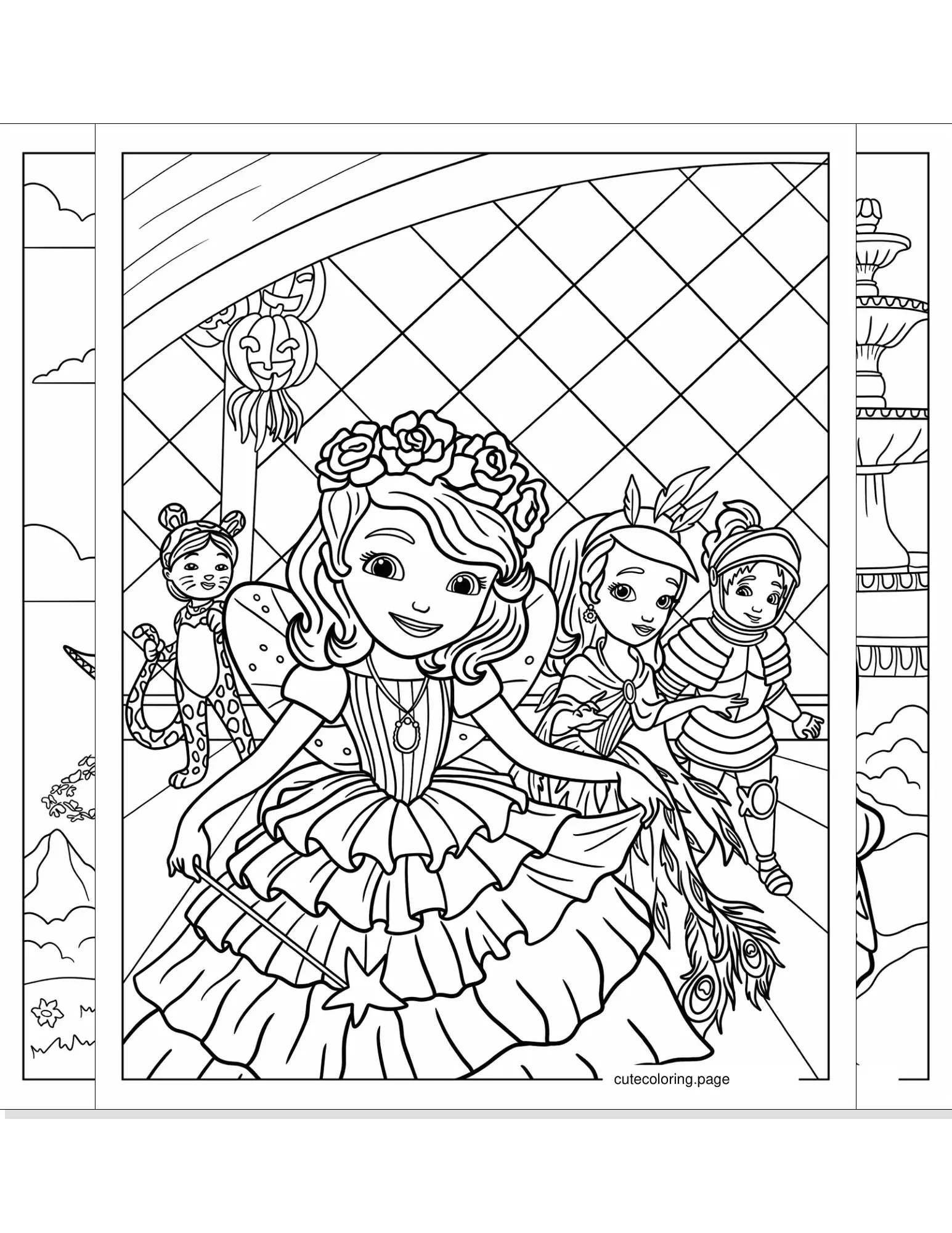 sofia the first coloring pages coloring page