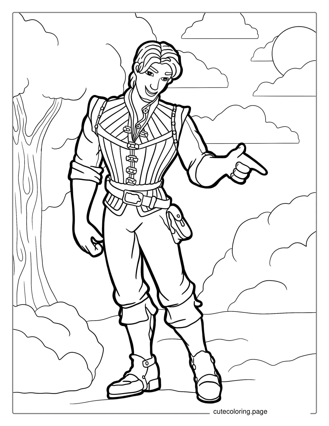 Eugene Coloring Page For Kids coloring page