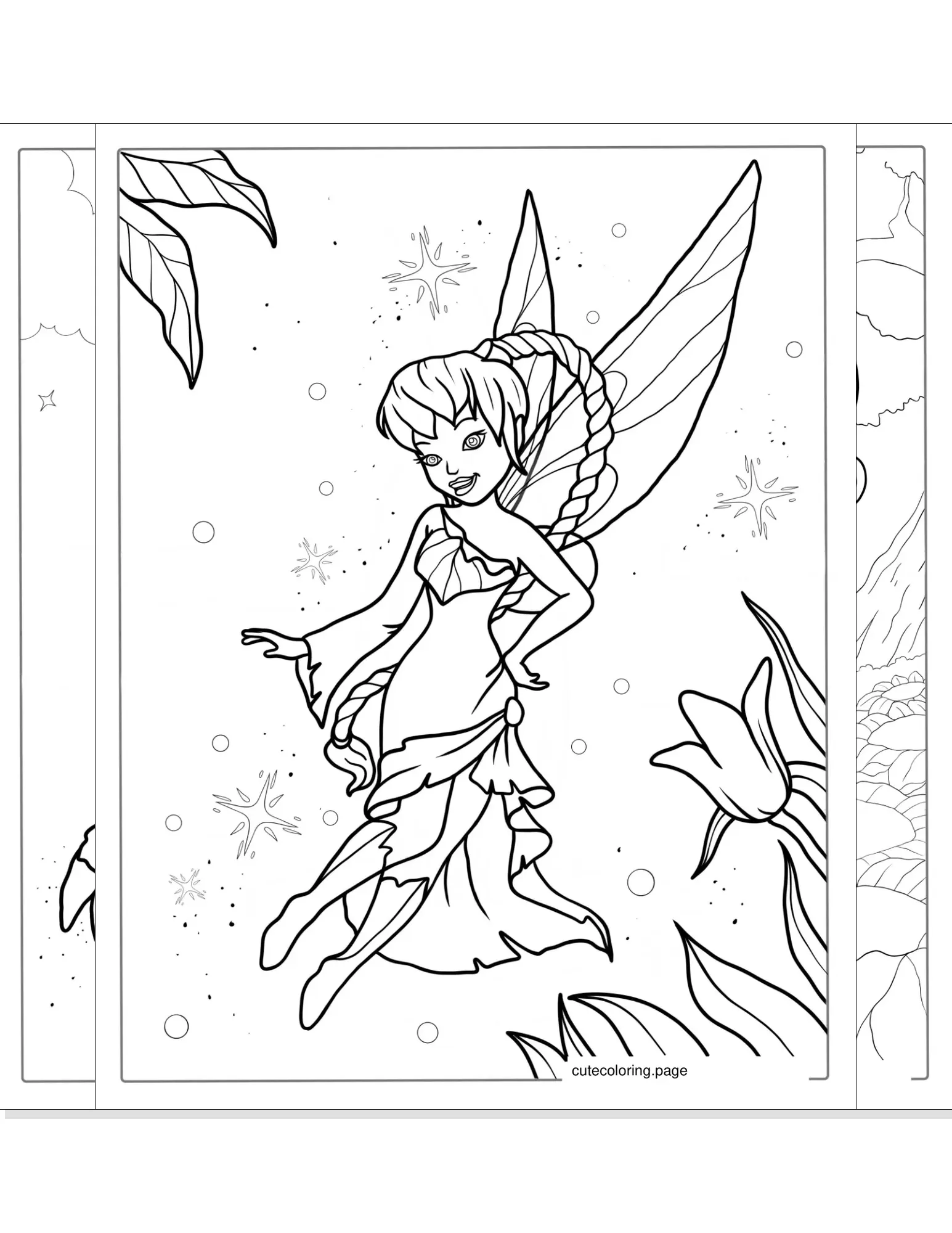 tinker bell coloring pages coloring page