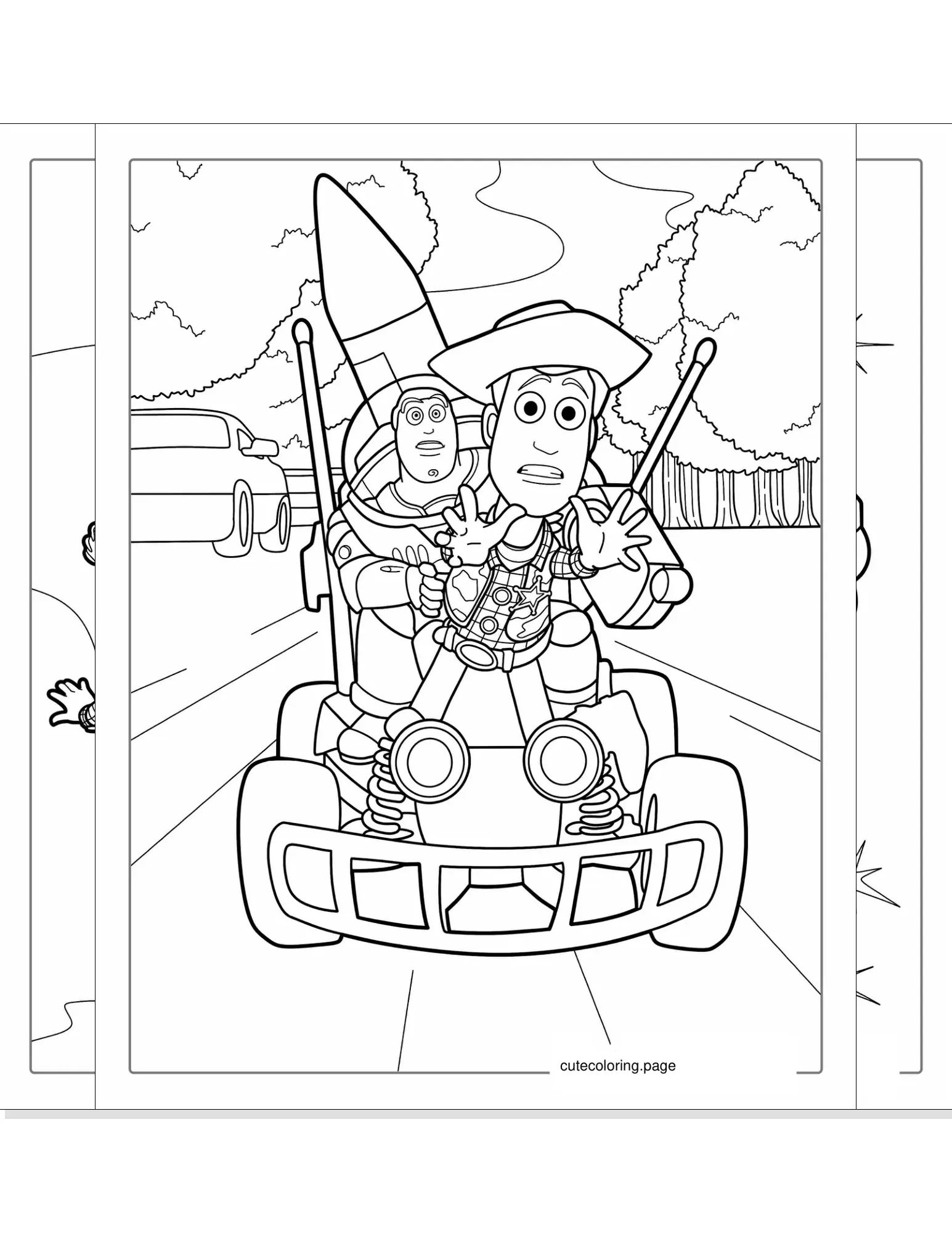 toy story coloring pages coloring page