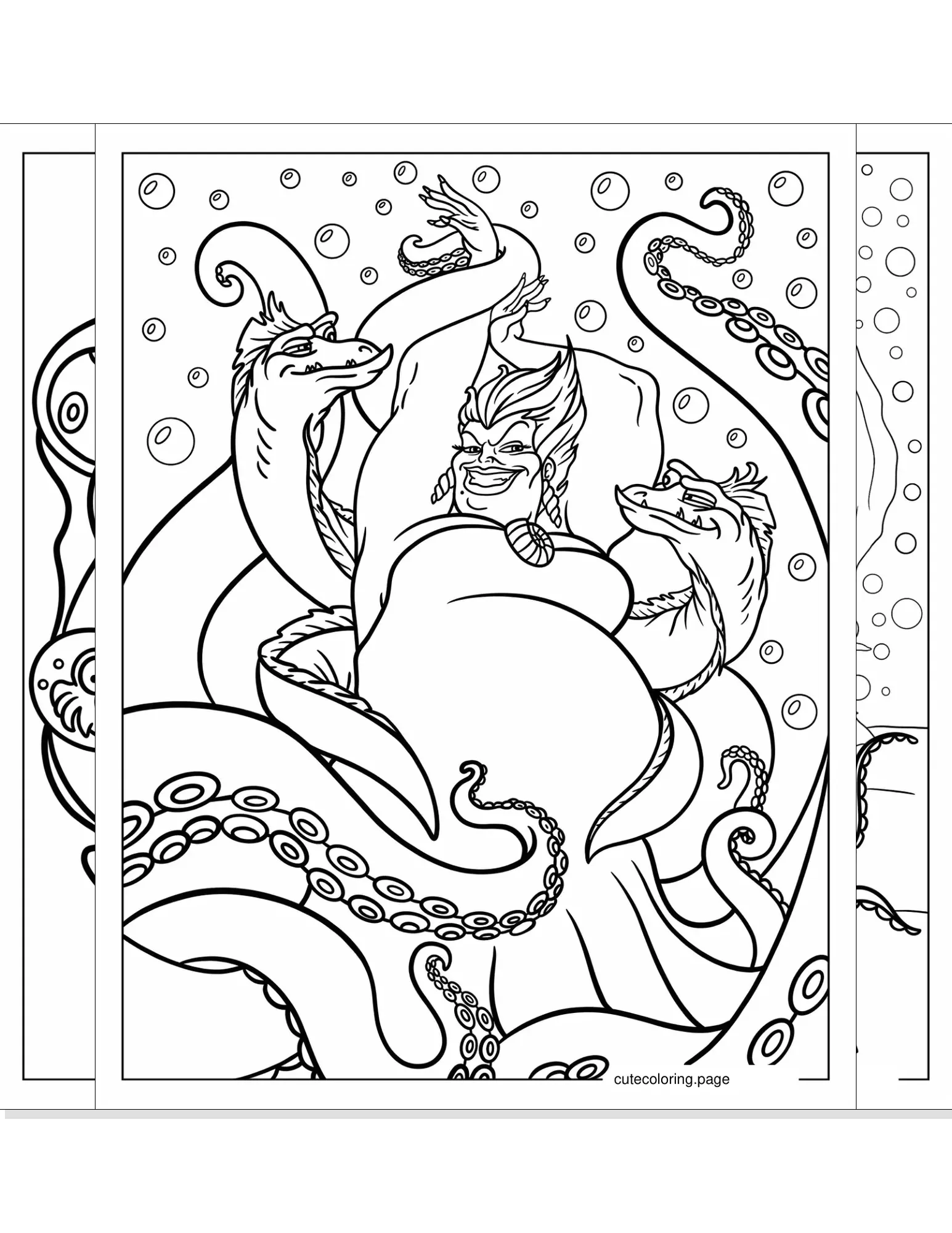 ursula coloring pages coloring page