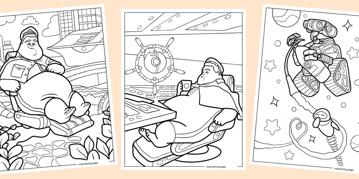 wall-e-coloring-pages