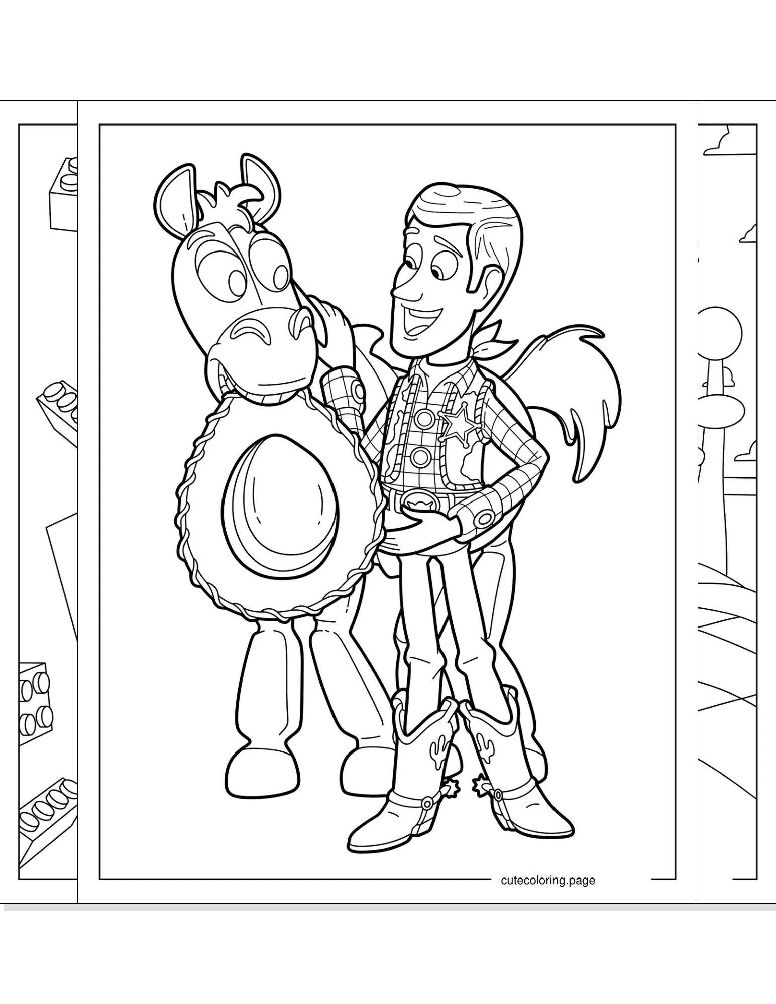 woody coloring pages coloring page