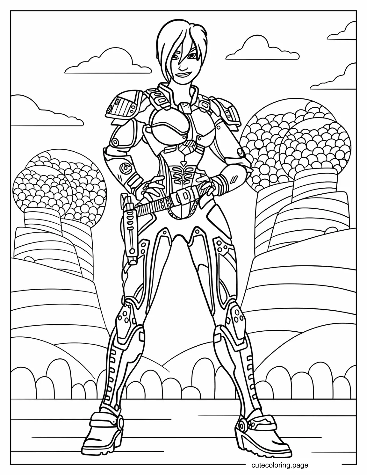 Detailed Sergeant Calhoun Coloring Sheet coloring page